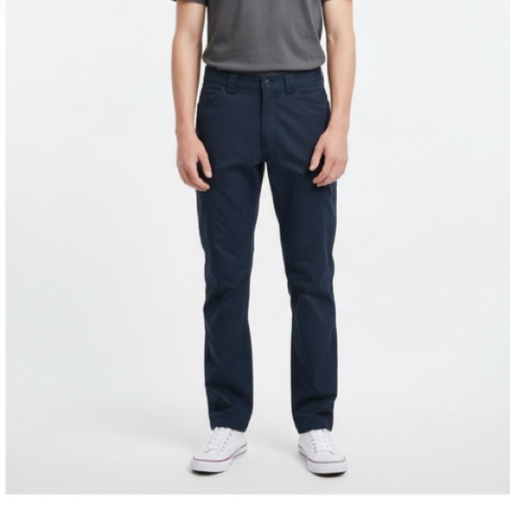Wrangler Boys Cargo Pants Youth Size 16 Regular Navy Blue Zip Utility Pockets